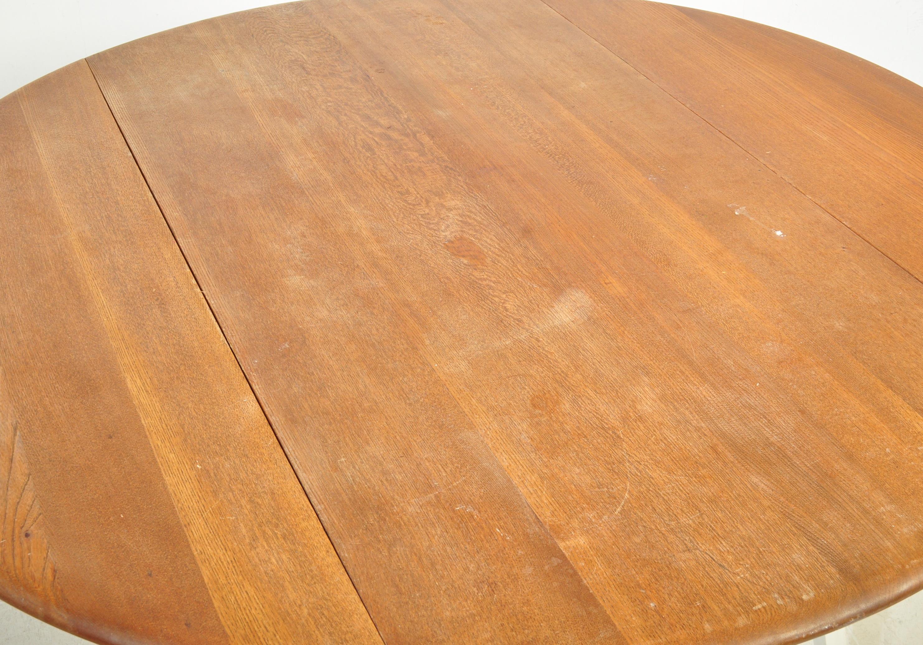 RETRO VINTAGE ERCOL DROP LEAF DINING TABLE - Image 5 of 5