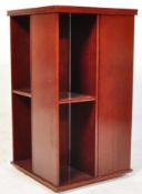 VINTAGE MAHOGANY REVOLVING LIBRARY BOOKCASE