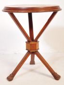 EARLY 20TH CENTURY CRICKET TABLE WITH INLAY
