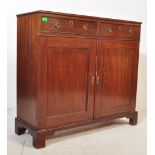 A 19TH CENTURY MAHOGANY SIDEBOARD / CREDENZA