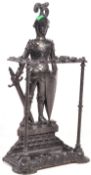 VINTAGE CAST IRON KNIGHT UMBRELLA STAND