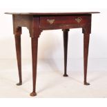 AN 18TH CENTURY OAK LOWBOY WRITING TABLE/DESK