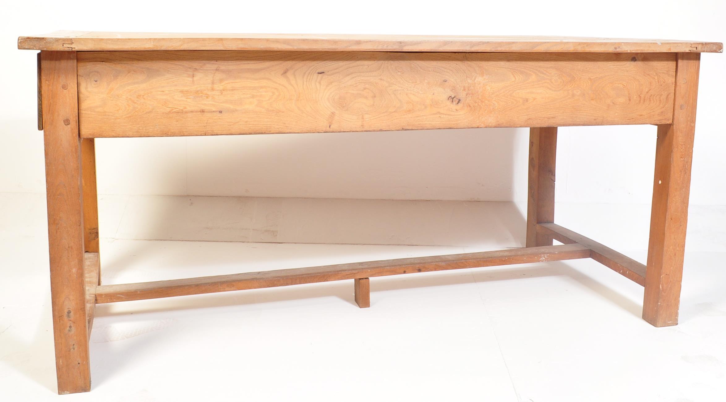 LATE 19TH CENTURY FRENCH CHERRY WOOD FARMHOUSE TABLE