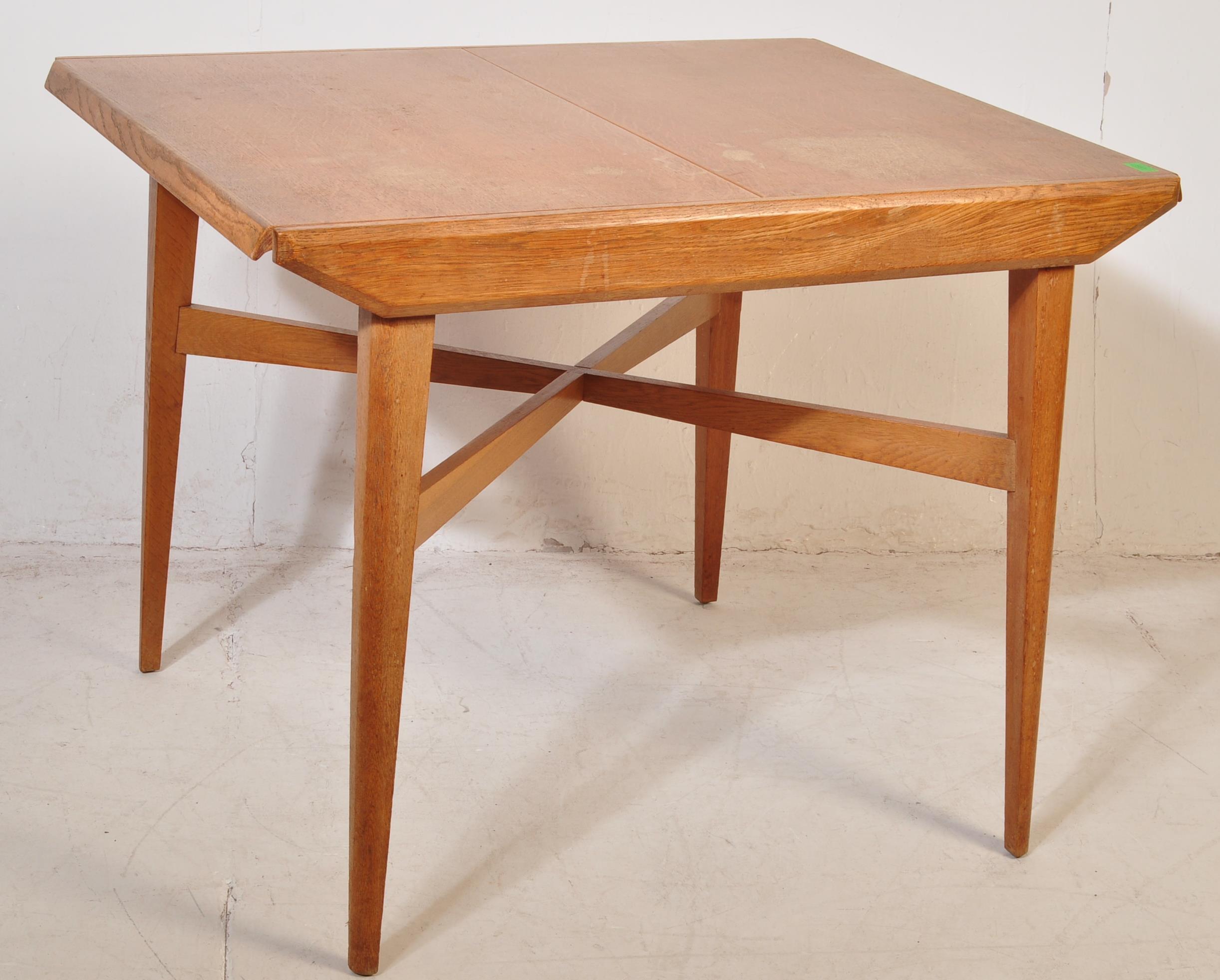 RETREO VINTAGE CIRCA 1950S OAK DINING TABLE - Image 2 of 7