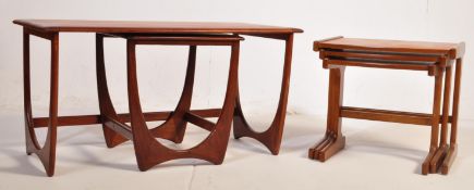 G PLAN - MID 20TH CENTURY NEST OF TABLES W/ ANOTHER