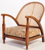 EARLY 20TH CENTURY ART DECO / ARTS AND CRAFTS OAK BERGERE