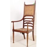 19TH CENTURY MAHOGANY HAMPTON & SONS PALL MALL CHAIR