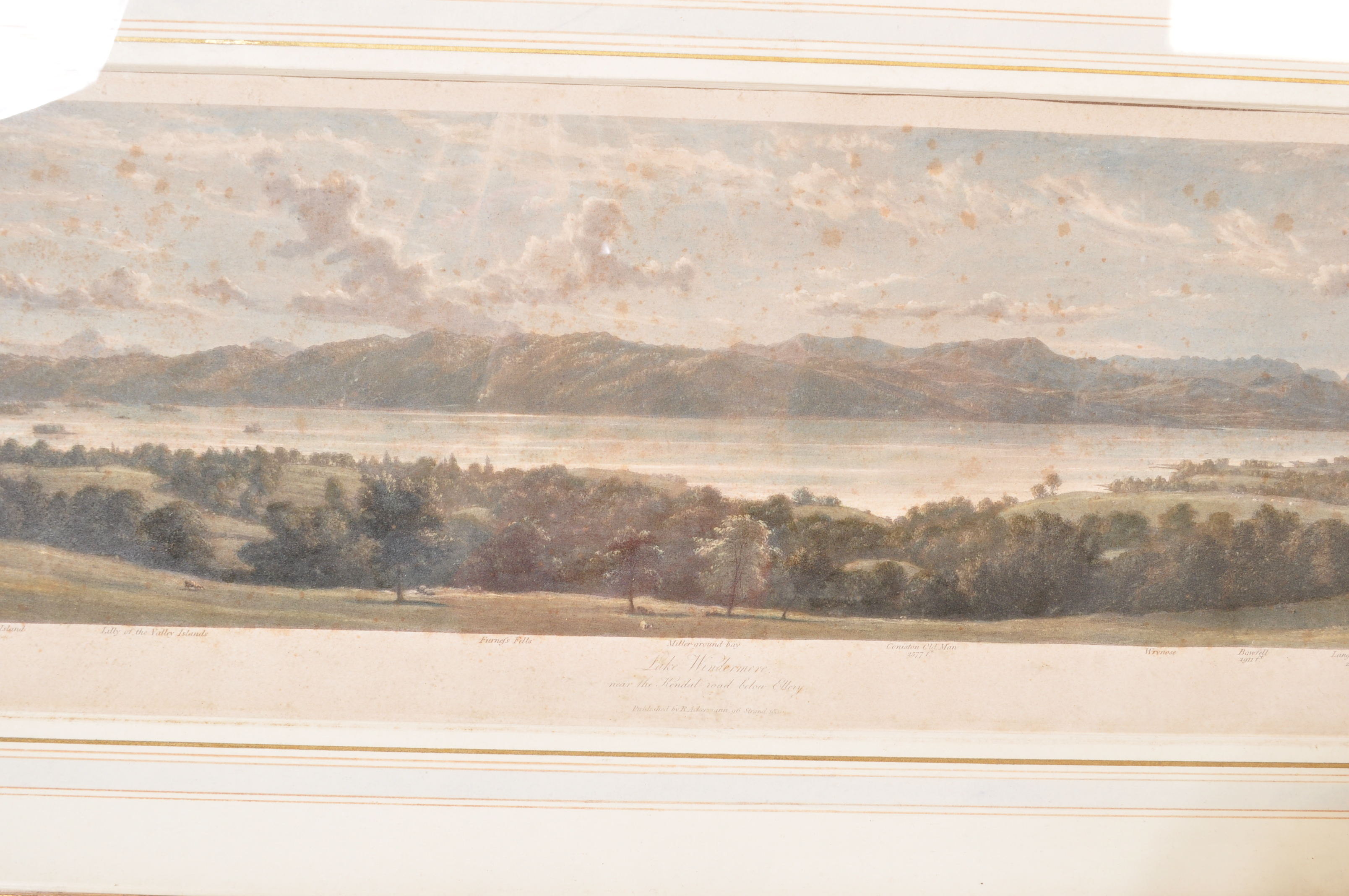 W WESTALL THREE 19TH CENTURY COLOUR ENGRAVINGS OF LAKE DISTRICT - Image 7 of 11