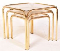 RETRO HOLLYWOOD REGENCY STYLE NEST OF TABLES