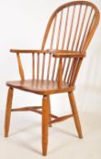 AN EARLY 20TH CENTURY ENGLISH COMB WINDSOR CHAIR