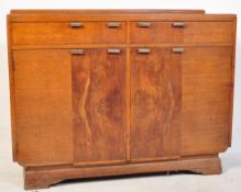 AN ART DECO WALNUT SIDEBOARD