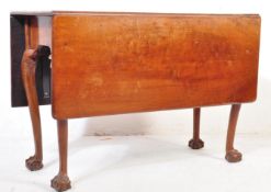 19TH CENTURY VICTORIAN MAHOGANY DROP LEAF GATELEG TABLE