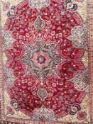 LARGE VINTAGE 20TH CENTURY PERSIAN ISLAMIC RUG