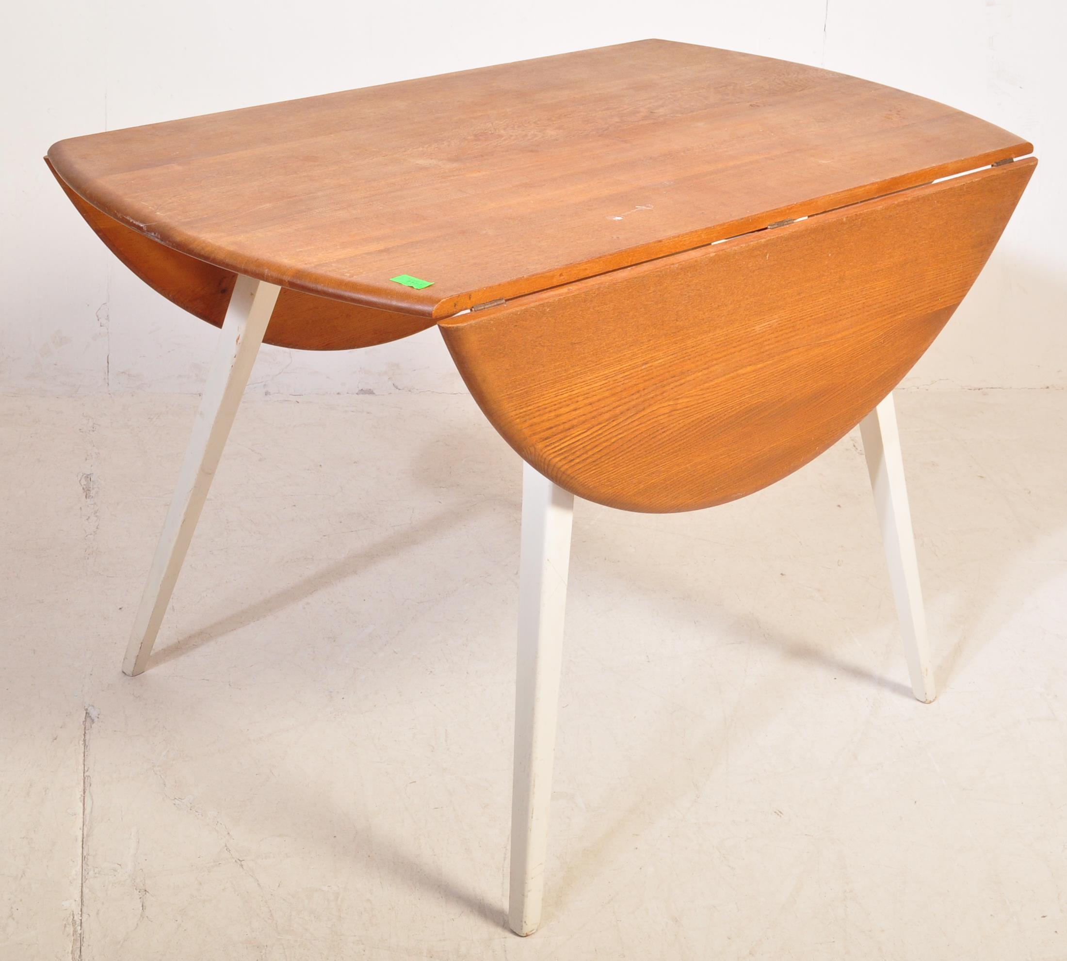 RETRO VINTAGE ERCOL DROP LEAF DINING TABLE - Image 2 of 5