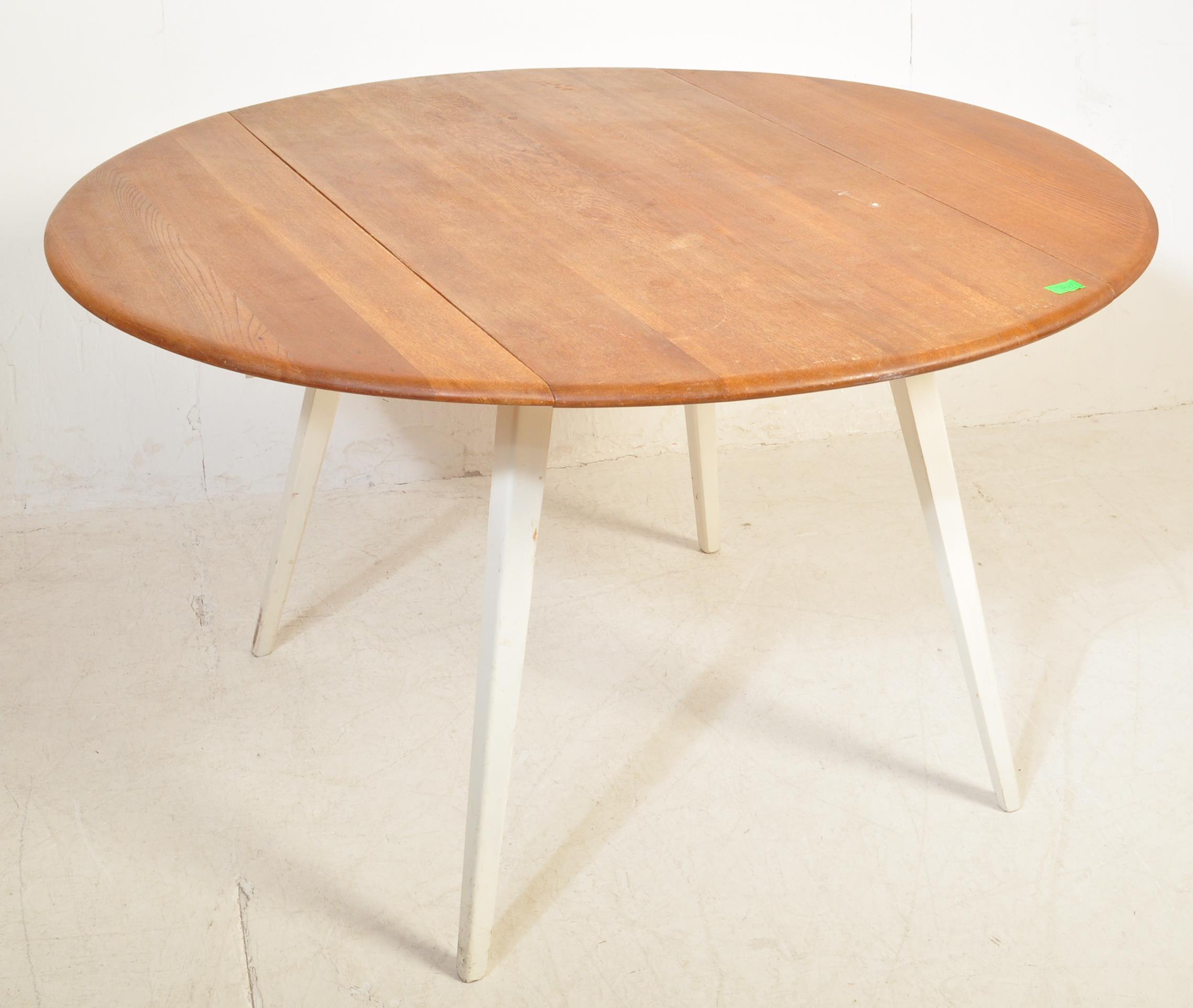 RETRO VINTAGE ERCOL DROP LEAF DINING TABLE - Image 4 of 5