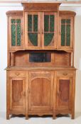 EARLY 20TH CENTURY FRENCH ART NOUVEAU OAK DRESSER