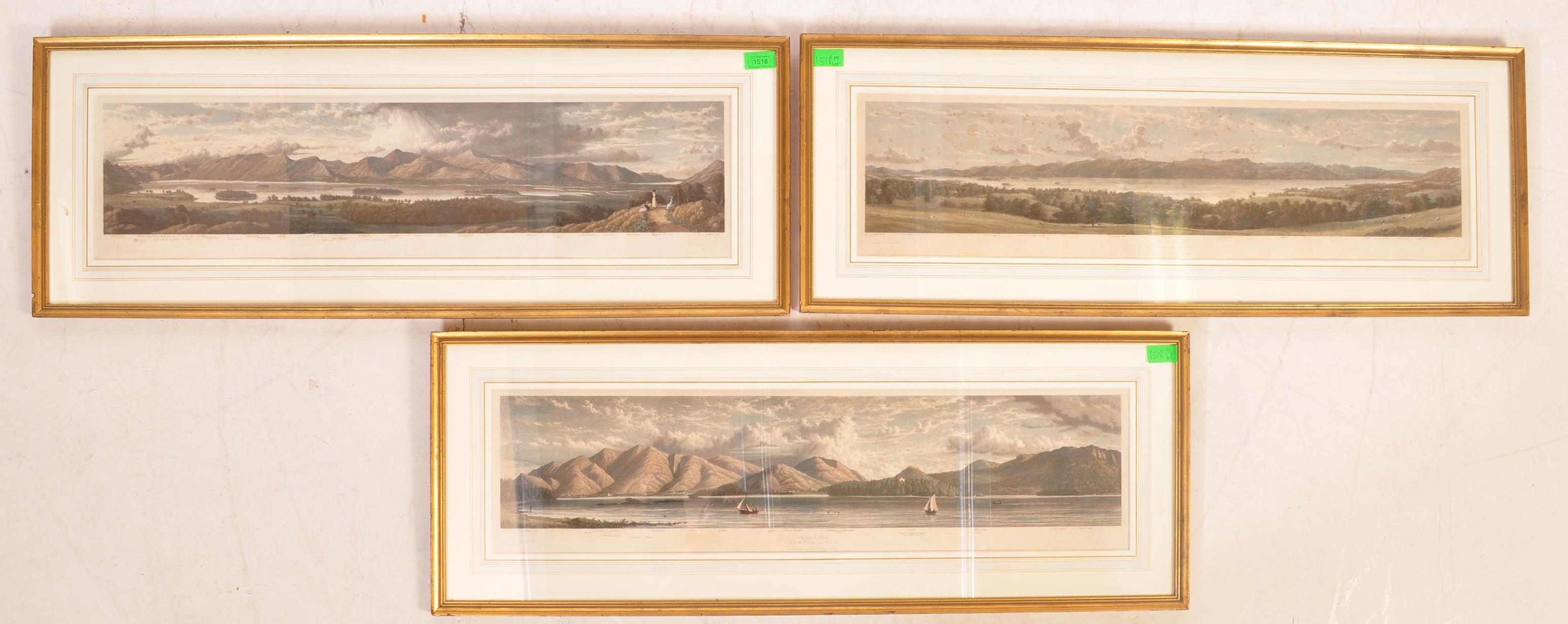 W WESTALL THREE 19TH CENTURY COLOUR ENGRAVINGS OF LAKE DISTRICT - Image 2 of 11