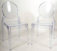 AFTER PHILLIPPE STARCK - KARTELL - PAIR OF ARMCHAIRS