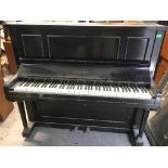 GODFREY OF BRISTOL - EBONISED UPRIGHT PIANO