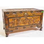 MID 20TH CENTURY CHINESE ORIENTAL HARDWOOD TRUNK