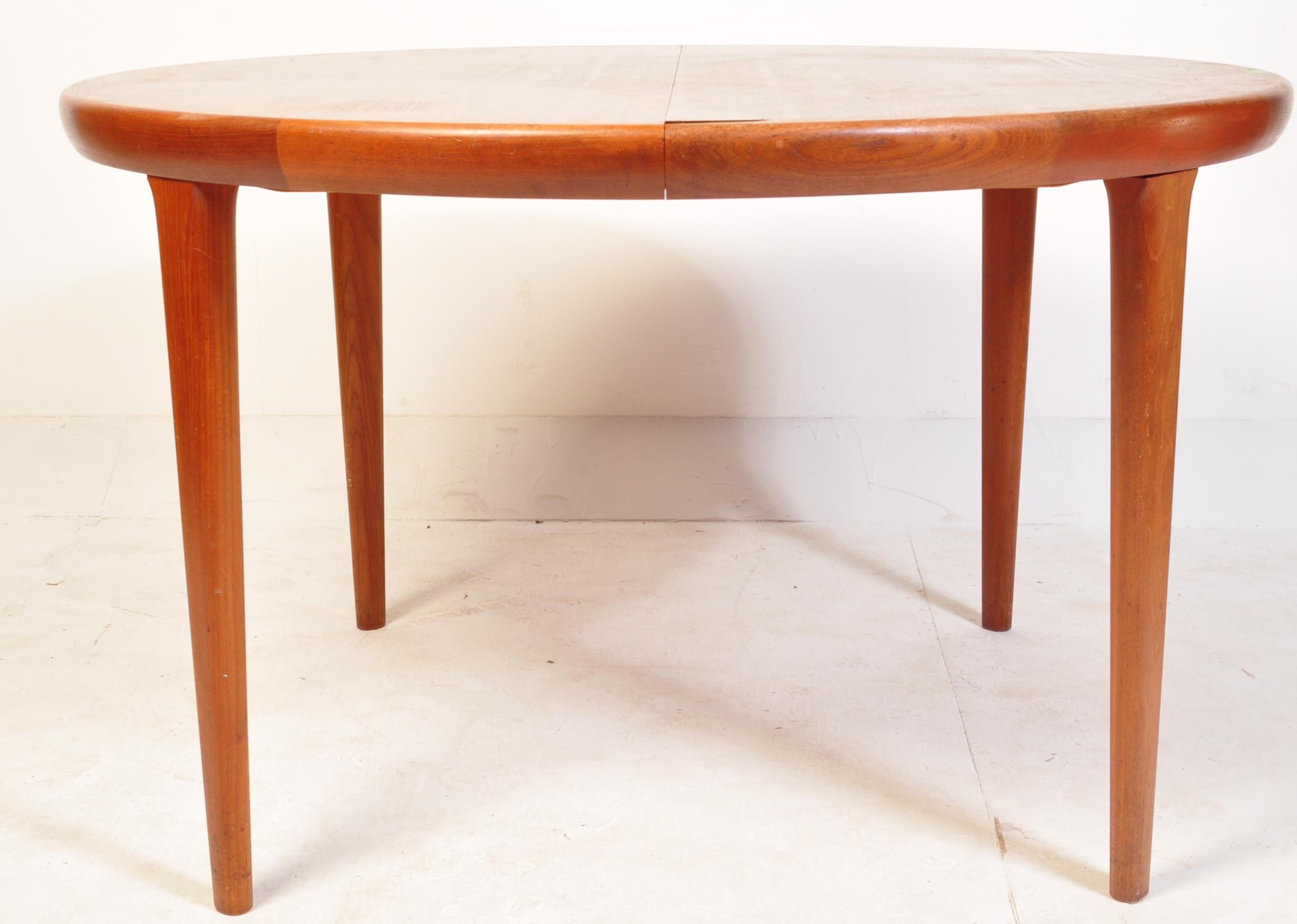 RETRO VINTAGE MID 20TH CENTURY DANISH TEAK WOOD DINING TABLE