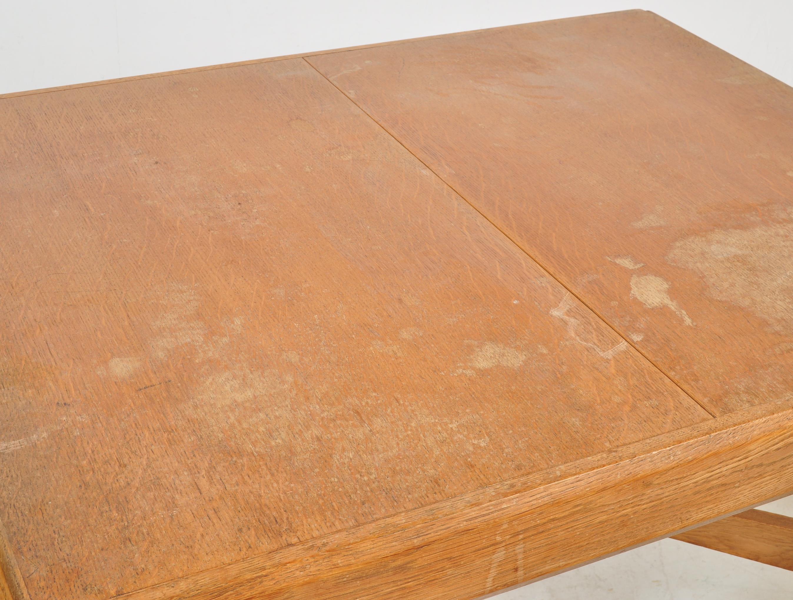 RETREO VINTAGE CIRCA 1950S OAK DINING TABLE - Image 3 of 7