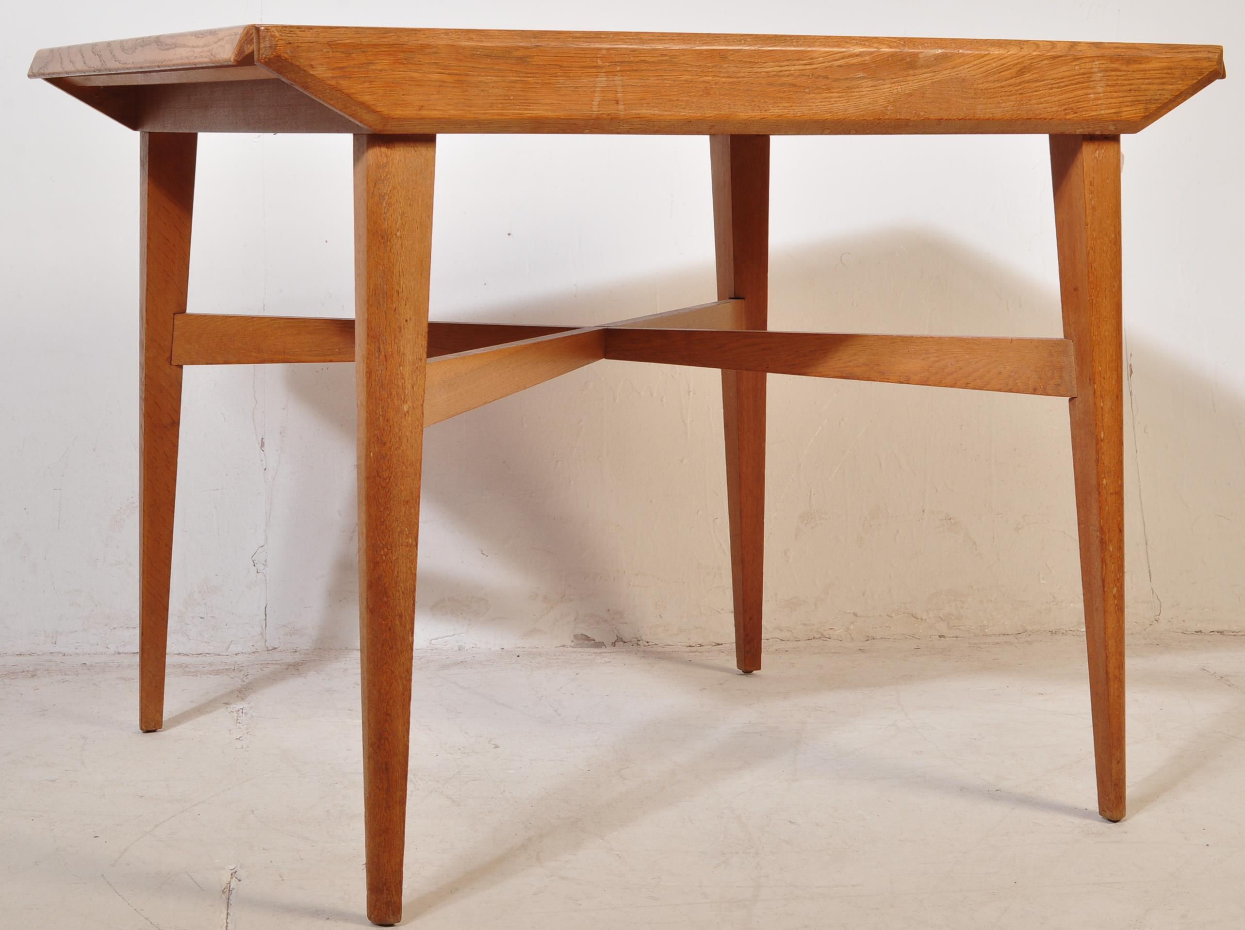 RETREO VINTAGE CIRCA 1950S OAK DINING TABLE