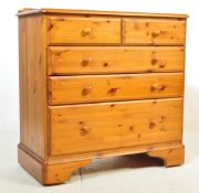 VINTAGE COUNTRY PINE CHEST OF DRAWERS