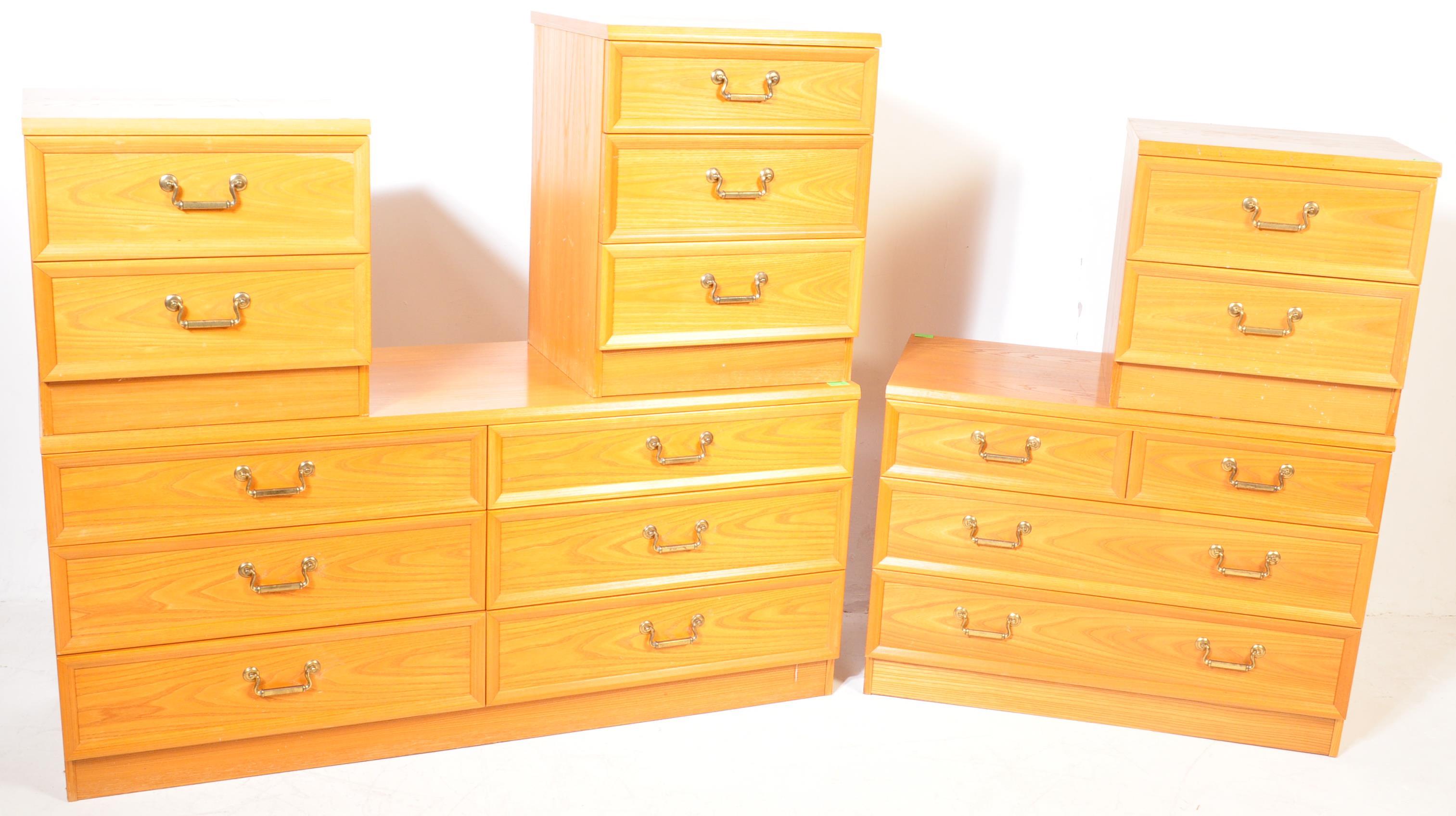 G-PLAN MID CENTURY BEDROOM SUITE - BESIDE CABINETS & CHEST OF DRAWERS - Image 3 of 12