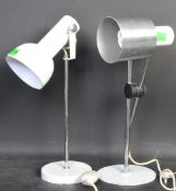 PAIR OF RETRO MID CENTURY ANGLEPOISE DESK LAMPS