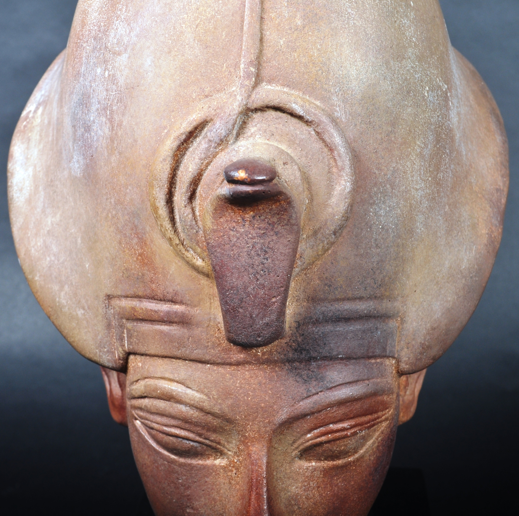 EARLY 20TH CENTURY TERRACOTTA EGYPTIAN HEAD - Image 2 of 7