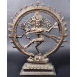 LARGE 19TH CENTURY INDIAN HINDU BRONZE OF NATARAJA