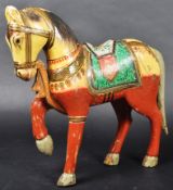20TH CENTURY CARVED WOODEN INDONESIAN HORSE