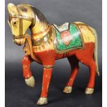 20TH CENTURY CARVED WOODEN INDONESIAN HORSE