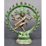 EARLY 20TH CENTURY INDIAN HINDU BRONZE SHIVA