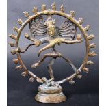 19TH CENTURY INDIAN HINDU BRONZE SHIVA NATARAJA FIGURE