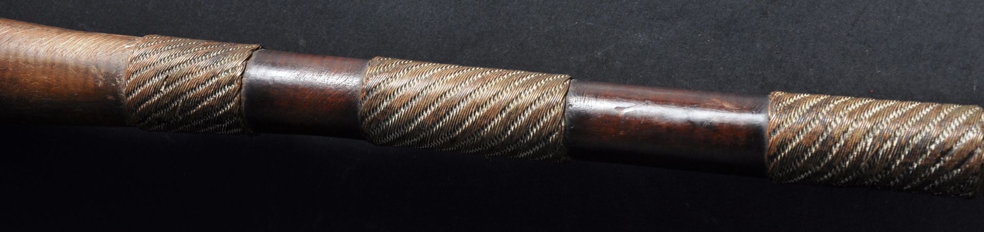 19TH CENTURY ZULU AFRICAN WIRE BOUND WAR CLUB - Bild 3 aus 4