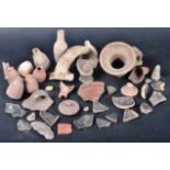 LARGE COLLECTION OF ANCIENT ROMAN POTTERY FRAGMENTS