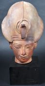 EARLY 20TH CENTURY TERRACOTTA EGYPTIAN HEAD