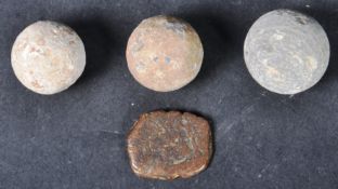 COLLECTION OF MONMOUTH REBELLION MUSKET BALLS