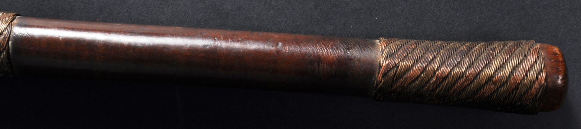 19TH CENTURY ZULU AFRICAN WIRE BOUND WAR CLUB - Bild 4 aus 4