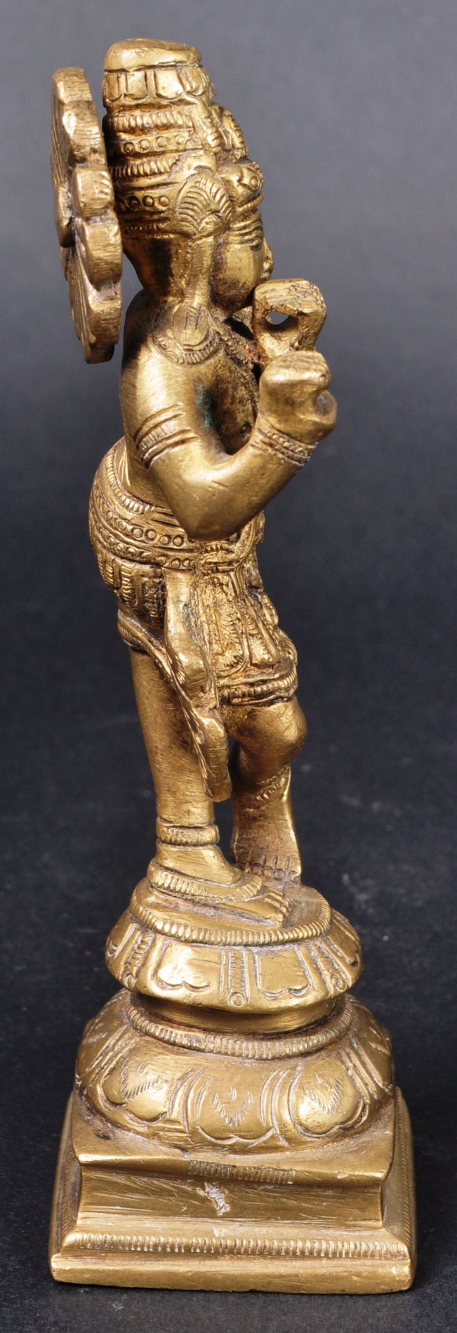 EARLY 20TH CENTURY BRONZE ORIENTAL MUSICIAN FIGURE - Image 7 of 7