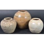 COLLECTION OF 18TH CENTURY CHINESE GINGER JARS