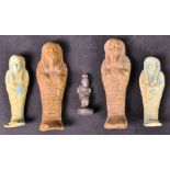 COLLECTION OF EGYPTIAN SHABTI MUMMY FIGURINES