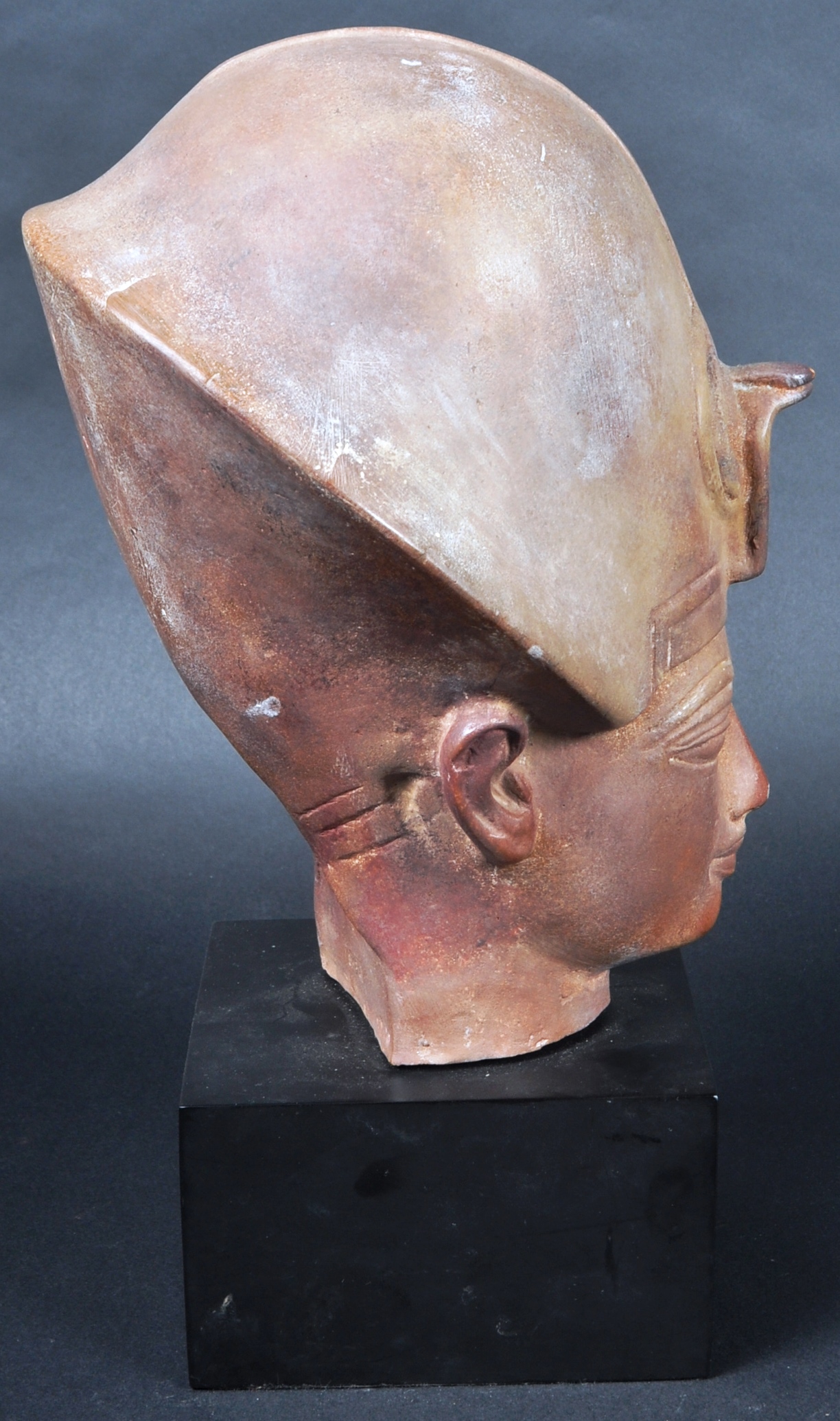 EARLY 20TH CENTURY TERRACOTTA EGYPTIAN HEAD - Image 7 of 7