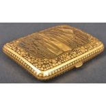 JAPANESE GOLD DAMASCENE CIGARETTE CASE