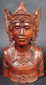 20TH CENTURY CARVED BALINESE CARVED WOODEN FIGURE