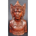 20TH CENTURY CARVED BALINESE CARVED WOODEN FIGURE