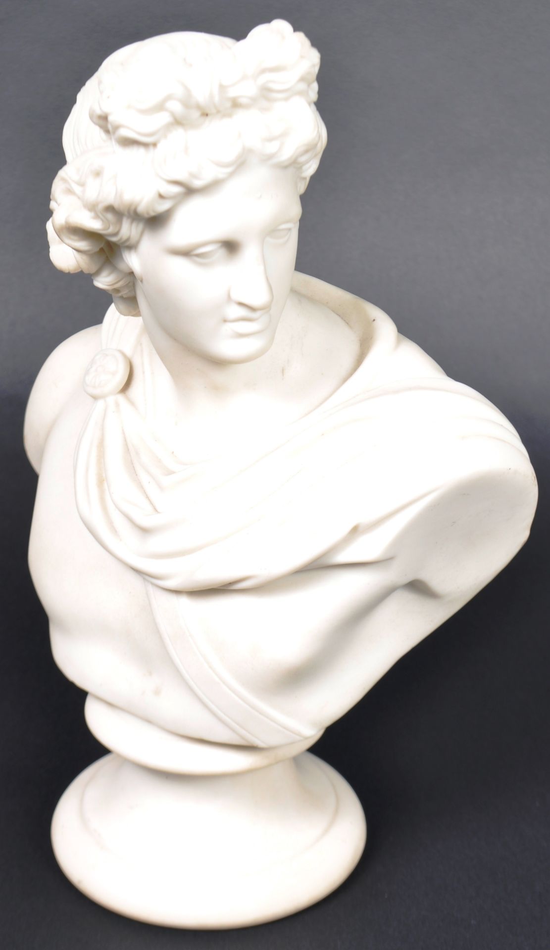 19TH CENTURY PARIAN BUST OF APOLLO - Image 2 of 7