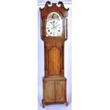 19TH CENTURY VICTORIAN MAHOGANY LONGCASE CLOCK